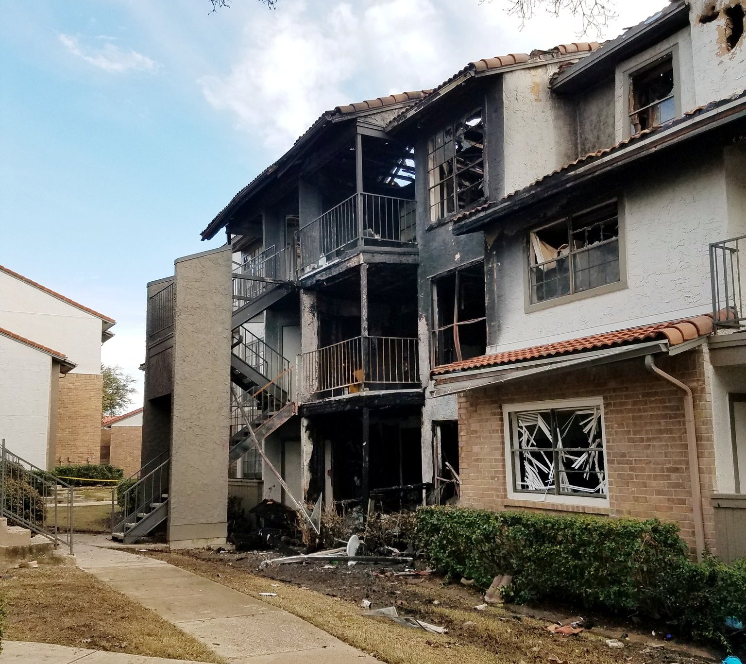 Neighbor Alerts Residents To Three Alarm Fire At Irving Apartment Complex